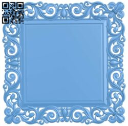 Picture frame or mirror A005550 download free stl files 3d model for CNC wood carving