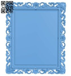 Picture frame or mirror A005551 download free stl files 3d model for CNC wood carving