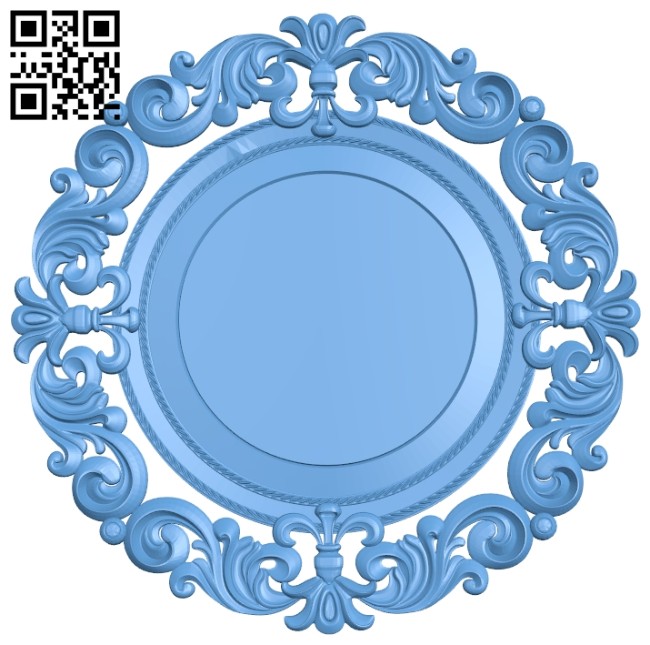 Picture frame or mirror A005553 download free stl files 3d model for CNC wood carving
