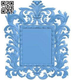 Picture frame or mirror A005554 download free stl files 3d model for CNC wood carving