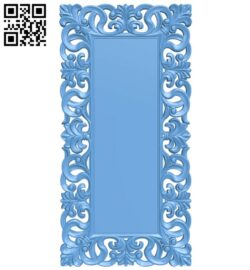 Picture frame or mirror A005608 download free stl files 3d model for CNC wood carving