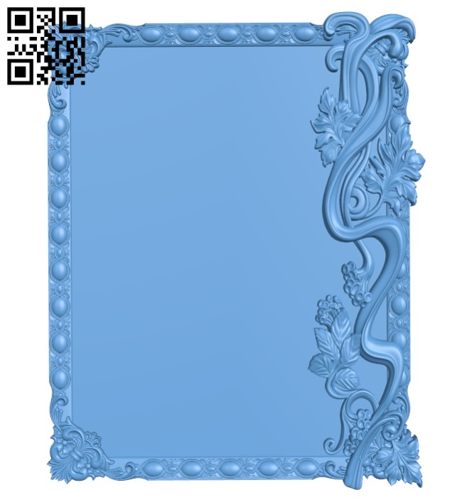 Picture frames A005502 download free stl files 3d model for CNC wood carving