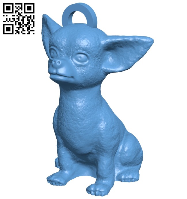 Ring Chihuahua B008512 file stl free download 3D Model for CNC and 3d printer