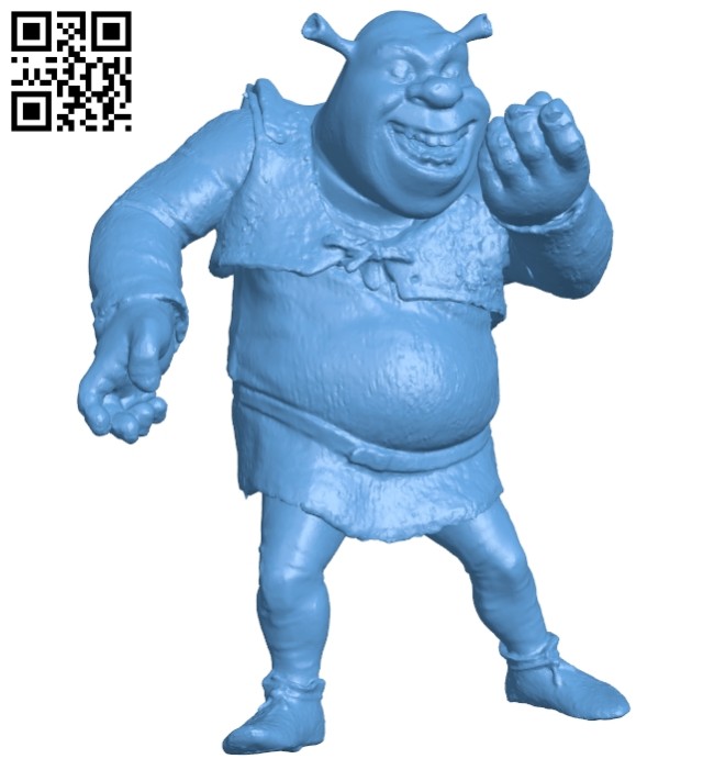 STL file muscular shrek・3D printing idea to download・Cults