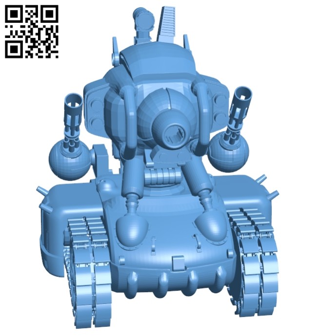 Slug tank B008462 file stl free download 3D Model for CNC and 3d printer