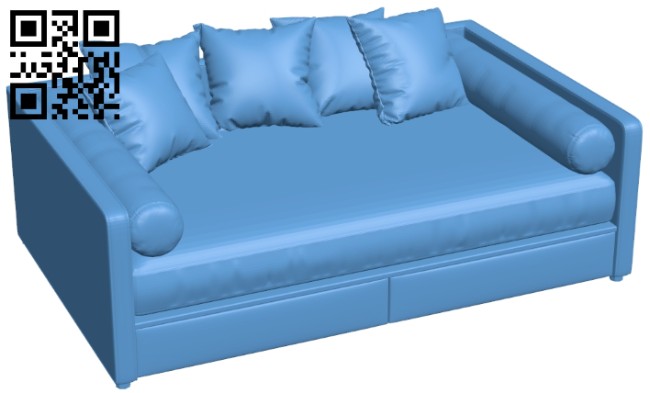 Sofa B008365 file stl free download 3D Model for CNC and 3d printer