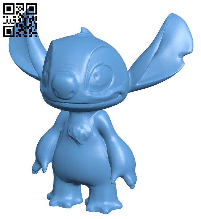 STL file Stitch 👽・3D printer model to download・Cults