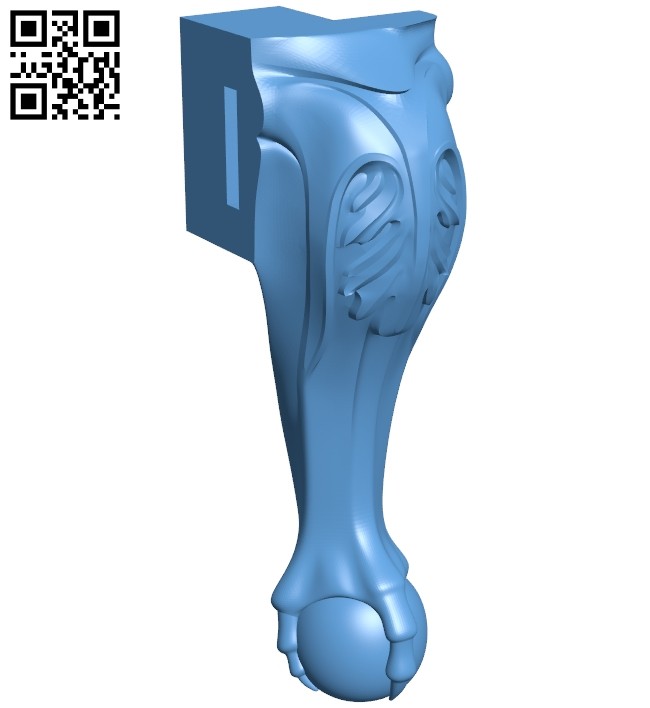 Table legs and chairs A005580 download free stl files 3d model for CNC wood carving