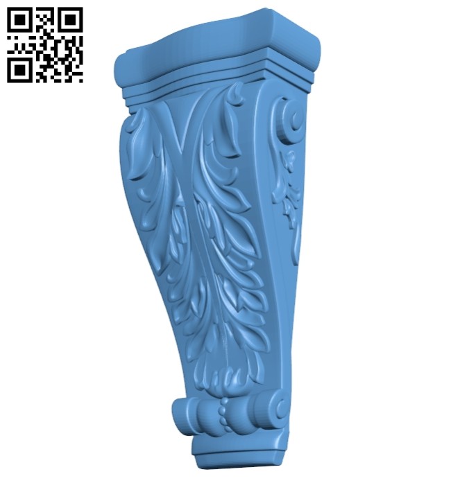 Top of the column A005479 download free stl files 3d model for CNC wood carving