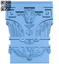 Top of the column A005481 download free stl files 3d model for CNC wood carving
