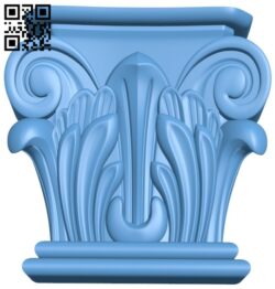 Top of the column A005613 download free stl files 3d model for CNC wood carving