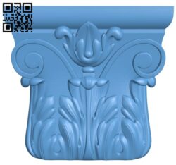 Top of the column A005615 download free stl files 3d model for CNC wood carving