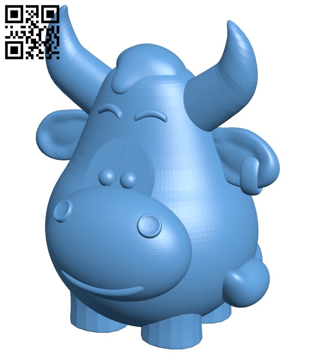 Toy bull B008465 file stl free download 3D Model for CNC and 3d printer