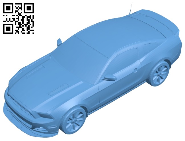 Toy ford - car B008437 file stl free download 3D Model for CNC and 3d printer