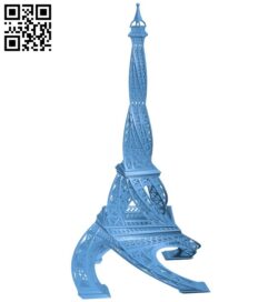 Twisted Eiffel tower – house B008490 file stl free download 3D Model for CNC and 3d printer