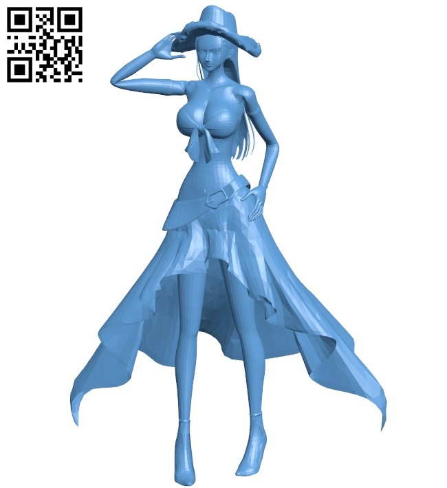 Western girl B008442 file stl free download 3D Model for CNC and 3d printer