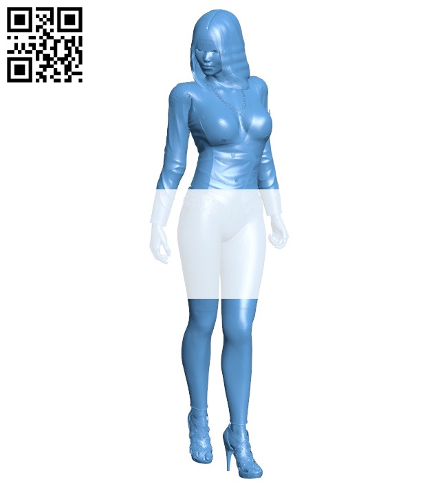 Women top model B008503 file stl free download 3D Model for CNC and 3d printer