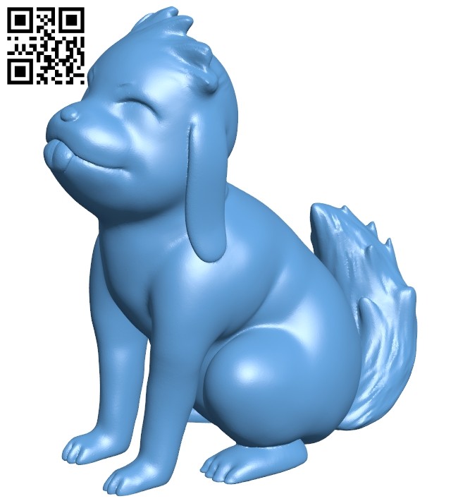 Akamaru dog - Naruto B008780 file obj free download 3D Model for CNC and 3d printer