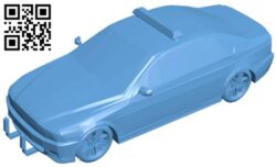 Car M5 police B008719 file obj free download 3D Model for CNC and 3d printer