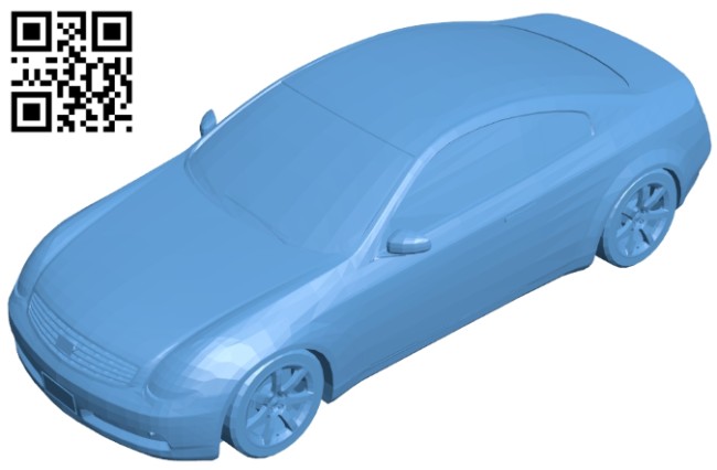 Car infiniti - G35 B008674 file stl free download 3D Model for CNC and 3d printer