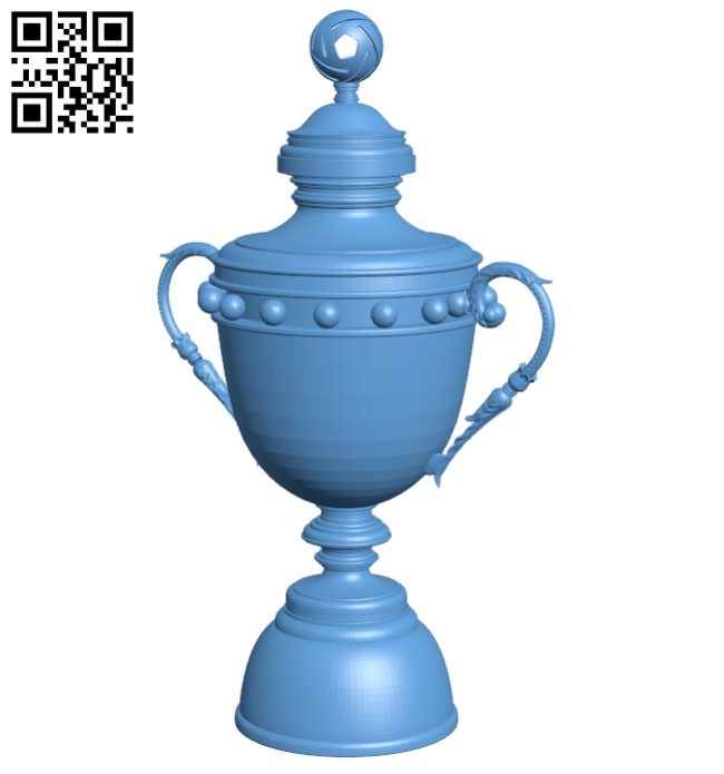Cup saudi league B008893 file obj free download 3D Model for CNC and 3d printer