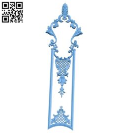 Door pattern A005798 download free stl files 3d model for CNC wood carving