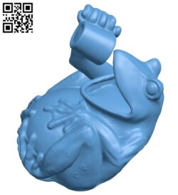 Drinking Frog B008714 file obj free download 3D Model for CNC and 3d printer