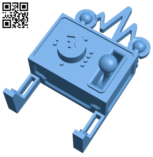 Electro plug B008809 file obj free download 3D Model for CNC and 3d printer