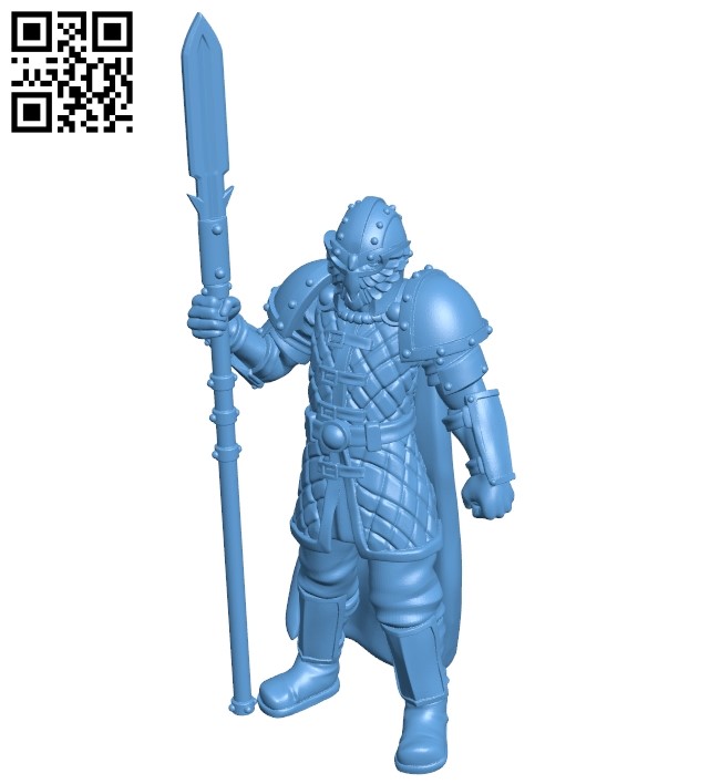 Elite Guard B008897 file obj free download 3D Model for CNC and 3d printer