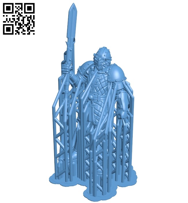 Elite Guard B008898 file obj free download 3D Model for CNC and 3d printer