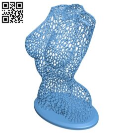 Female body B008907 file obj free download 3D Model for CNC and 3d printer