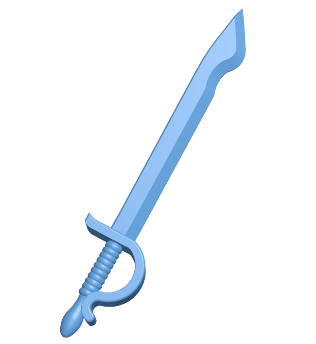 Full Sword B008902 file obj free download 3D Model for CNC and 3d printer