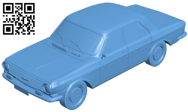 GAZ - 2410 Volga - car B008676 file stl free download 3D Model for CNC and 3d printer