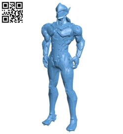 Genji – ninja B008824 file obj free download 3D Model for CNC and 3d printer