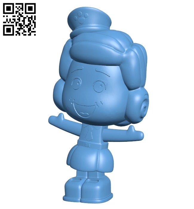 Giggle McDimples - toy story B008803 file obj free download 3D Model for CNC and 3d printer