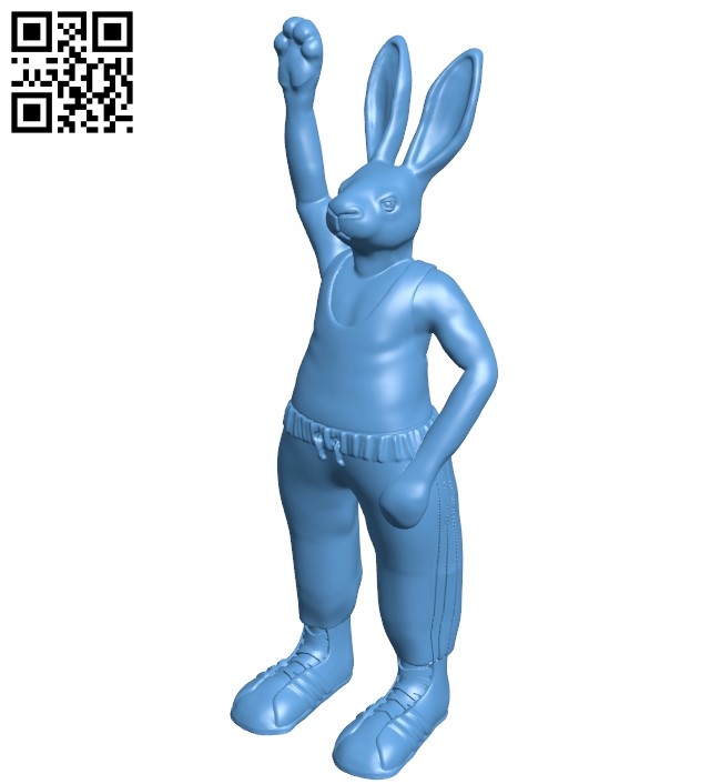 Hamell the highspeed hare B008863 file obj free download 3D Model for CNC and 3d printer