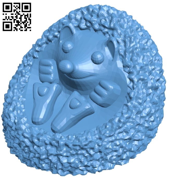 Hedgehog B008666 file stl free download 3D Model for CNC and 3d printer
