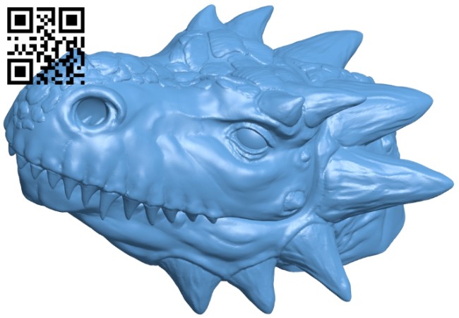 Incense stick burner - Dragon head B008880 file obj free download 3D Model for CNC and 3d printer