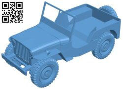 Jeep car B008682 file stl free download 3D Model for CNC and 3d printer