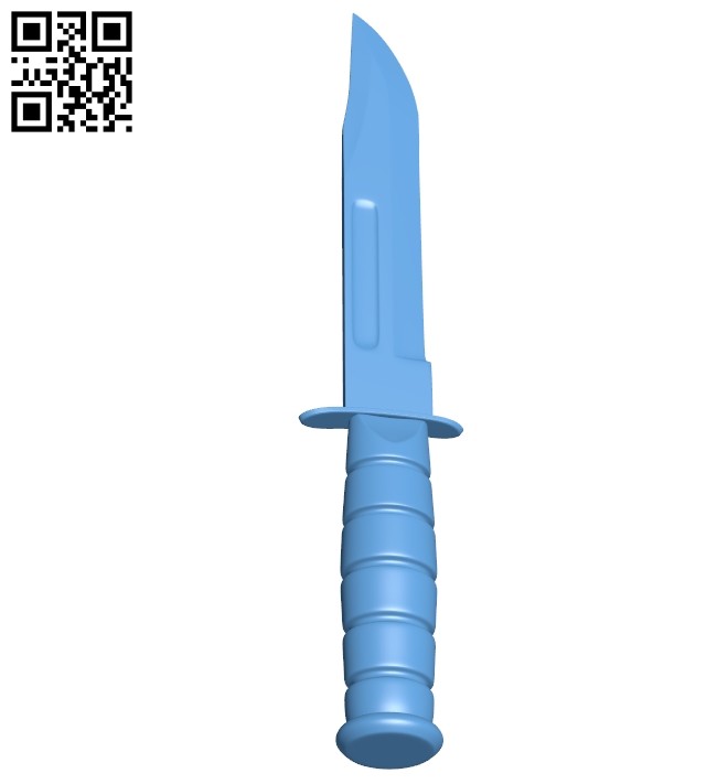 Knife - kabar B008699 file stl free download 3D Model for CNC and 3d printer