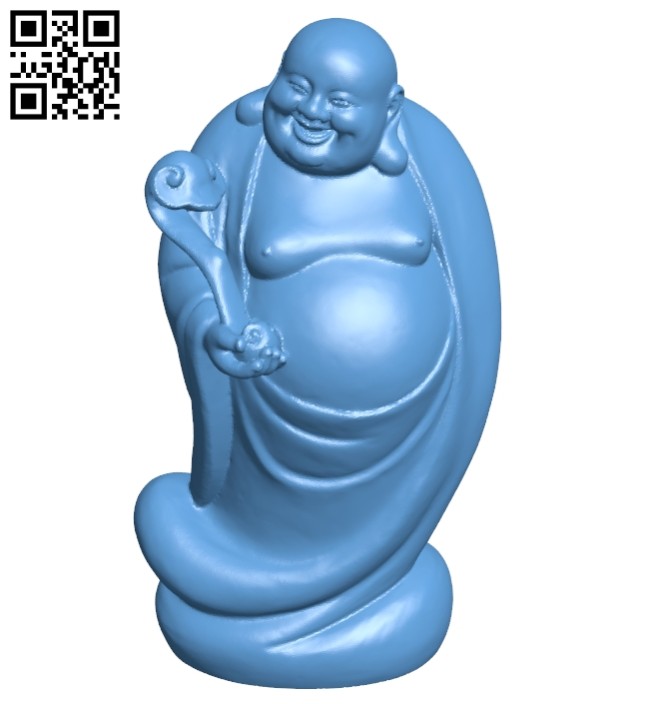 Laughing buddha B008662 file stl free download 3D Model for CNC and 3d printer