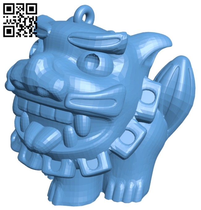 Lion pendant B008645 file stl free download 3D Model for CNC and 3d printer