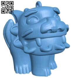 Lion pendant B008646 file stl free download 3D Model for CNC and 3d printer