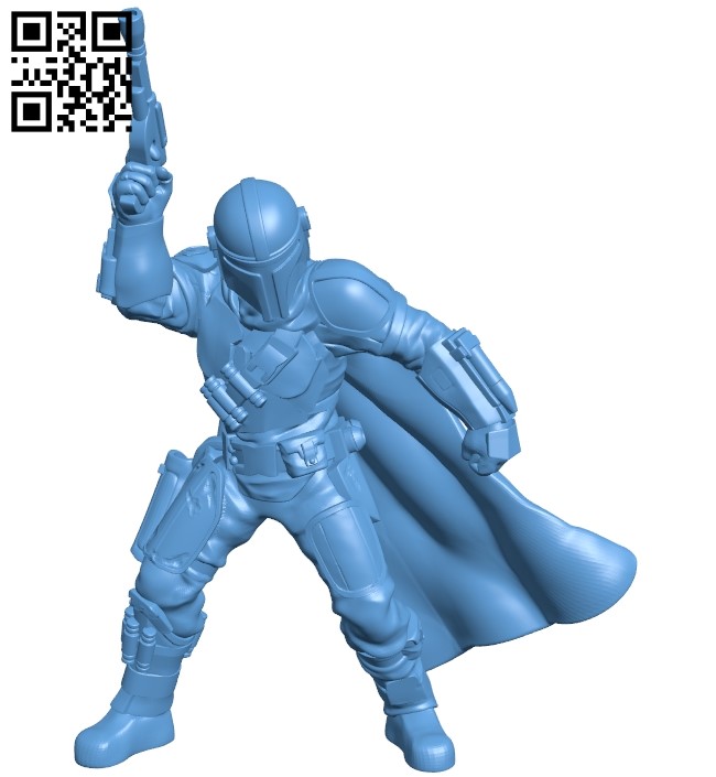 Man docape B008884 file obj free download 3D Model for CNC and 3d printer