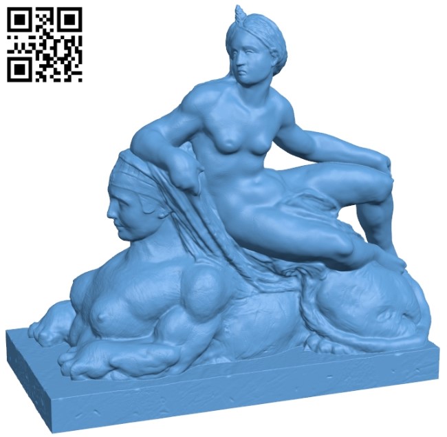 Met venus and the sphinx B008875 file obj free download 3D Model for CNC and 3d printer
