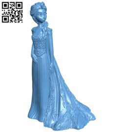 Miss Elsa – anna elsa olaf kristoff sven B008760 file obj free download 3D Model for CNC and 3d printer