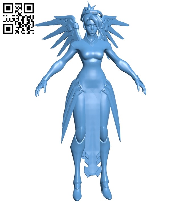 Miss Mercy B008694 file stl free download 3D Model for CNC and 3d printer