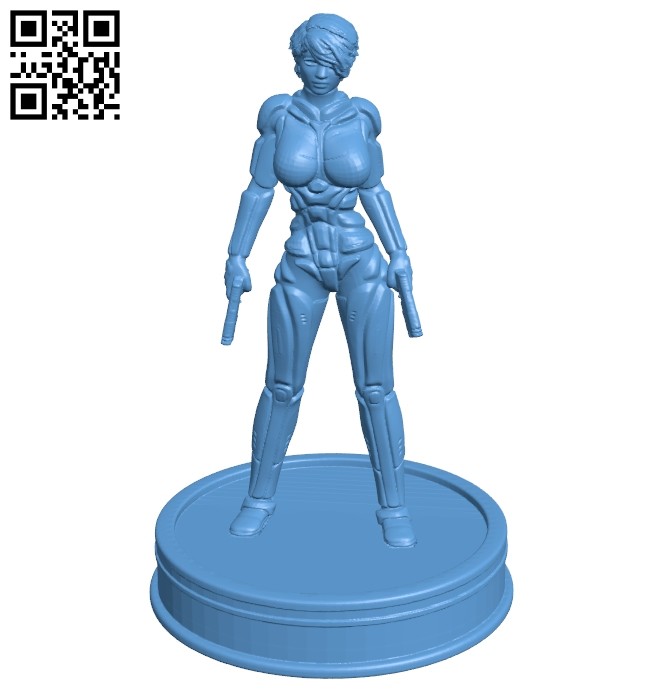 Miss Sci FI B008677 file stl free download 3D Model for CNC and 3d printer