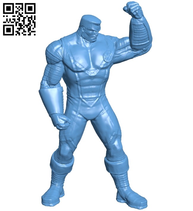Mr Colossus - superhero B008789 file obj free download 3D Model for CNC and 3d printer