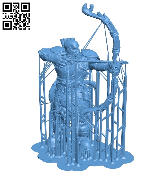 Mr Goliath ranger B008914 file obj free download 3D Model for CNC and 3d printer